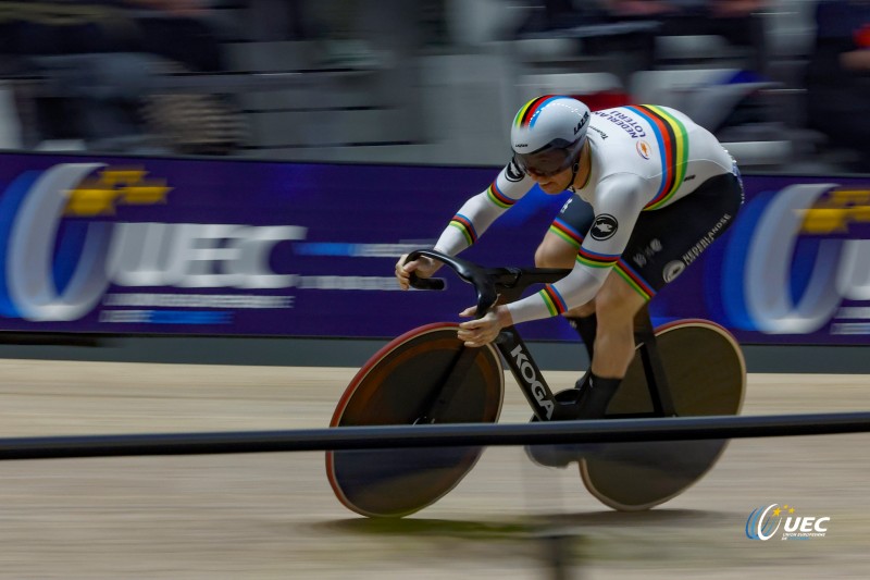 2025 UEC Track Elite European Championships - Zolder  - Day3 - 14/02/2025 - Men?s Sprint - Harrie Lavreysen (NED) - photo Roberto Bettini/SprintCyclingAgency?2025